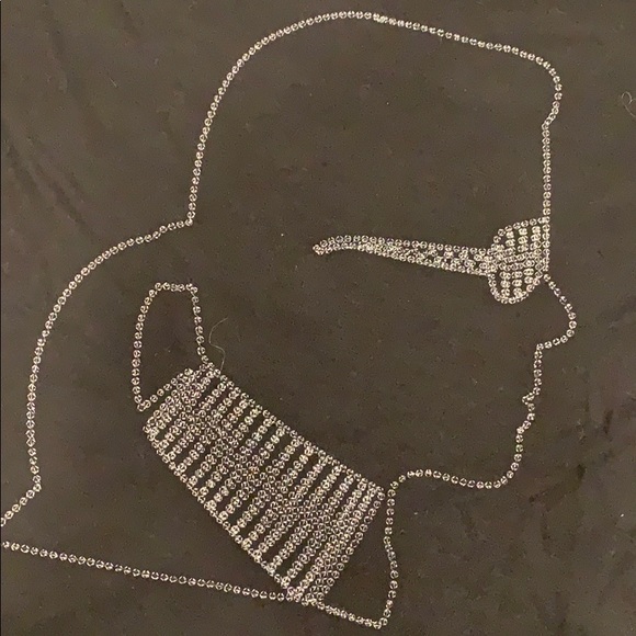 Karl Lagerfeld metallic logo tee - Picture 2 of 4